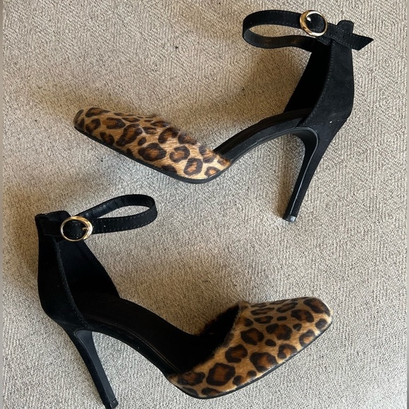 Apt. 9 Confection D’Orsay Leopard Print High Heels size 6 - Picture 9 of 11